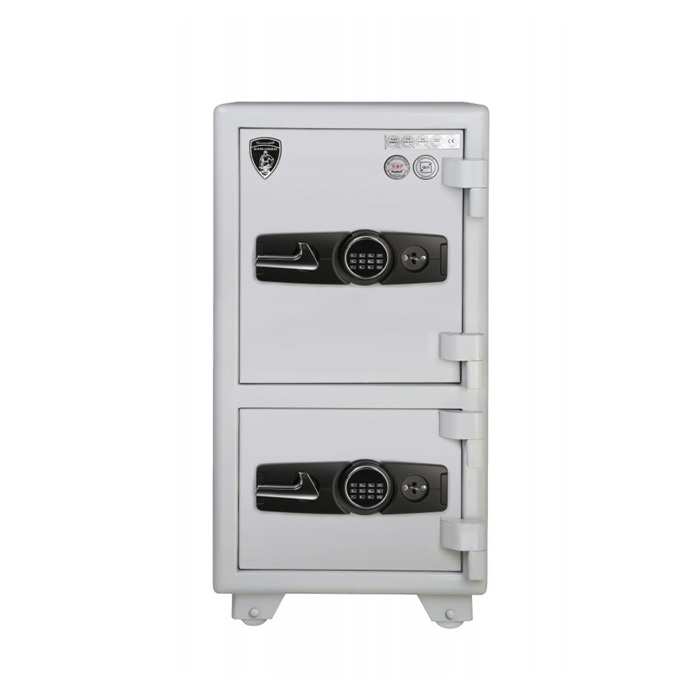 گاو صندوق گنجینه کد GS-1000/2 طوسی رمز کره 