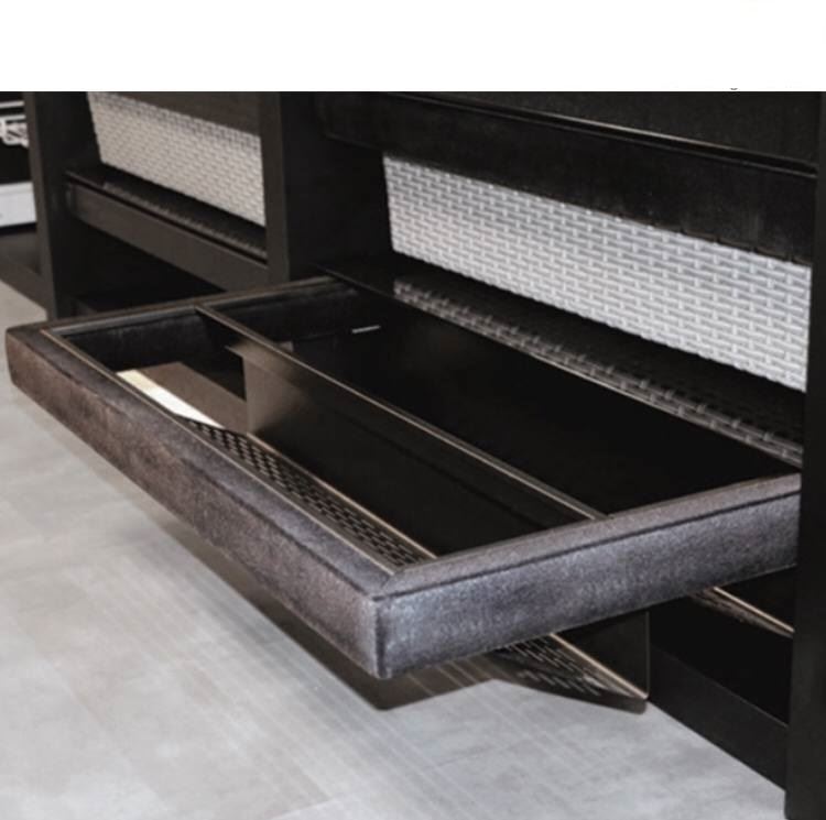 جا کفشی ریلی داخل کمد مخمل مشکی فانتونی FANTONI مدل (S.A) J323
