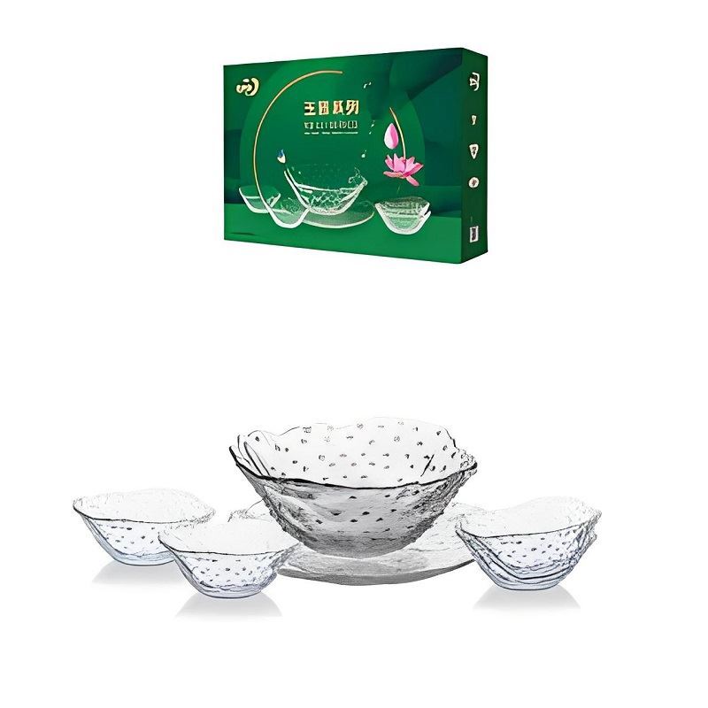 ست 6 تکه کاسه خال دار چعبه کادویی DELI 1*F31