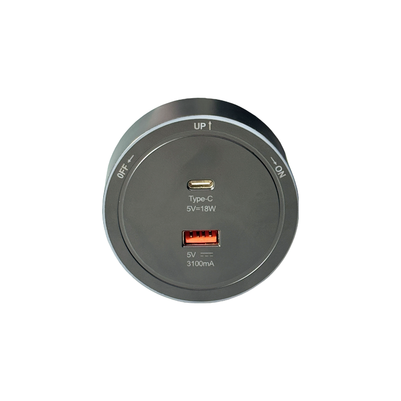 پریز برق USB+ TYPE - C GREY پرایم PRIME 