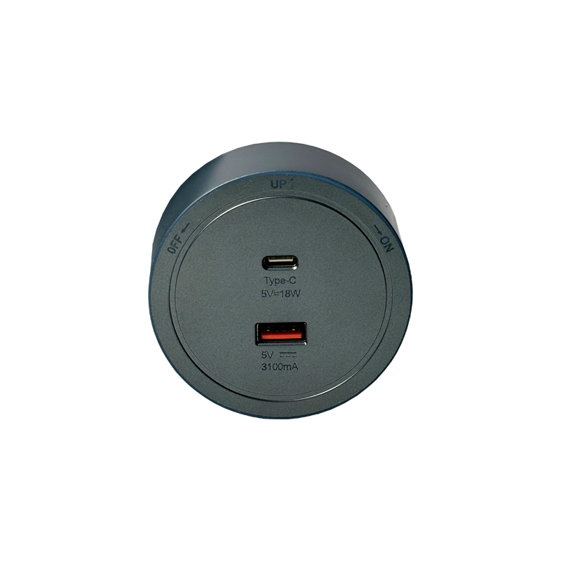 پریز برق USB+ TYPE - C BLACK پرایم PRIME 