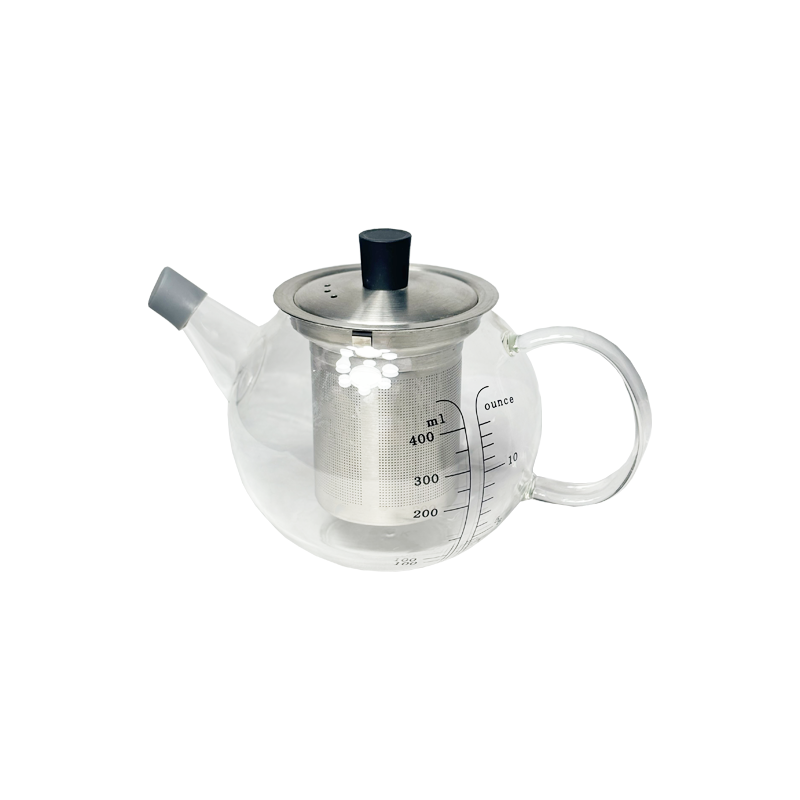 قوری در استیل 400ML PIREX شفاف مدل VK314313 بی وی کی BVK	