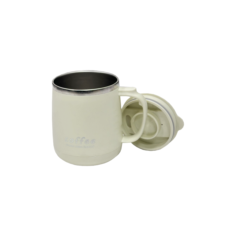 لیوان استیل کرم کد X-500W	