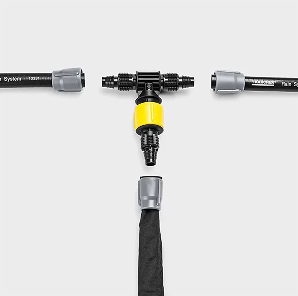 کانکتور T تی با قابلیت تنظیم جریان آب بسته دو عددی 0-231 کارچر (کرشر) (S.A)  KARCHER 