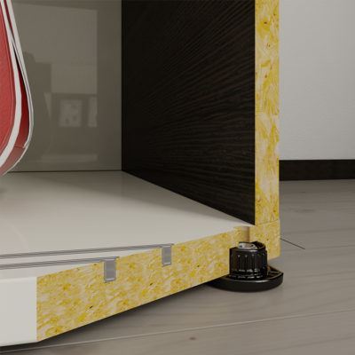 پایه کابینت قابل تنظیم تو کار 17 م م ایتالیا کد ADJ02 S.A سارو SARO