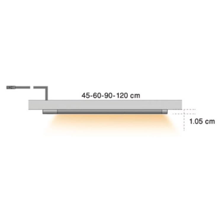 چراغ LED زیر کابینتی 7.6 وات 60سانتی متری فانتونی FANTONI مدل (S.A) N042