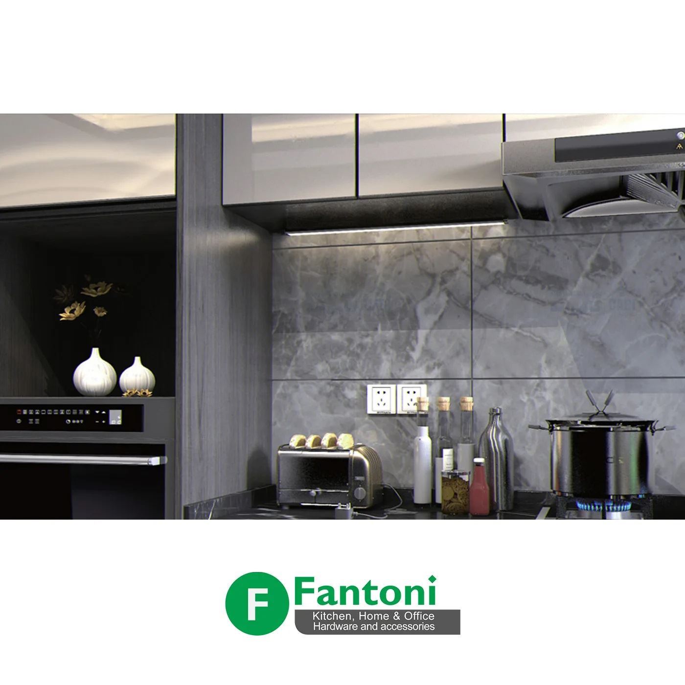 چراغ LED زیر کابینتی 15وات120فانتونی FANTONI مدل (S.A) N044