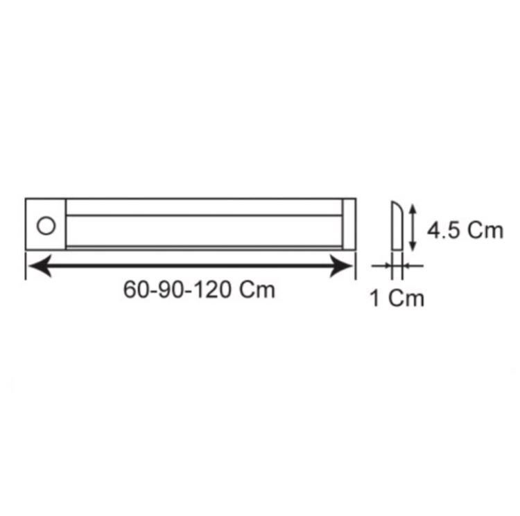 چراغ LED زیر کابینتی 15وات120فانتونی FANTONI مدل (S.A) N044