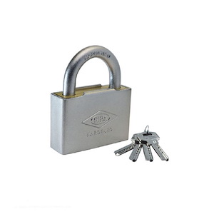 قفل آویز سوپر 75 میلی متری روکشدار کد 032 گیرا GIRA