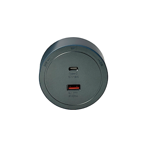 پریز برق USB+ TYPE - C BLACK پرایم PRIME