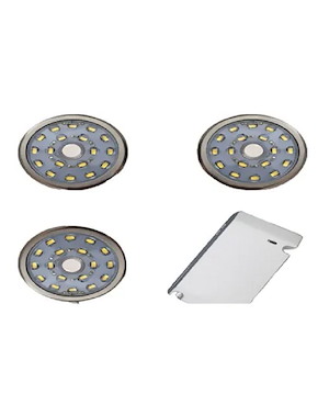 چراغ LED زیر کابینتی سری 15 سه تایی گرد فانتونی FANTONI مدل (S.A) N133
