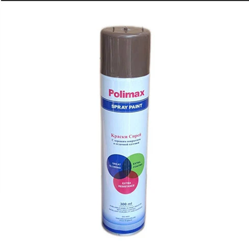 اسپری رنگ قهوه ای POLIMAX 