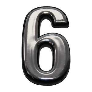 شماره آپارتمان کروم کوچک شش-نه 9-6 S.A