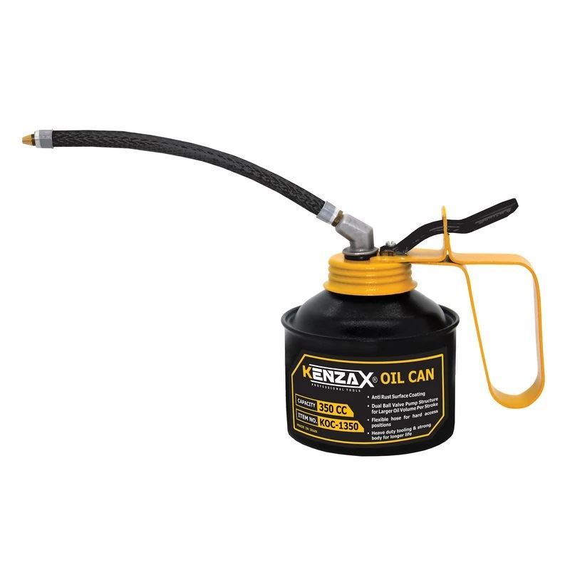 روغن دان فلزی 350 سی سی پمپ پلاستیکی مدل KOC-1350 کنزاکس KENZAX	