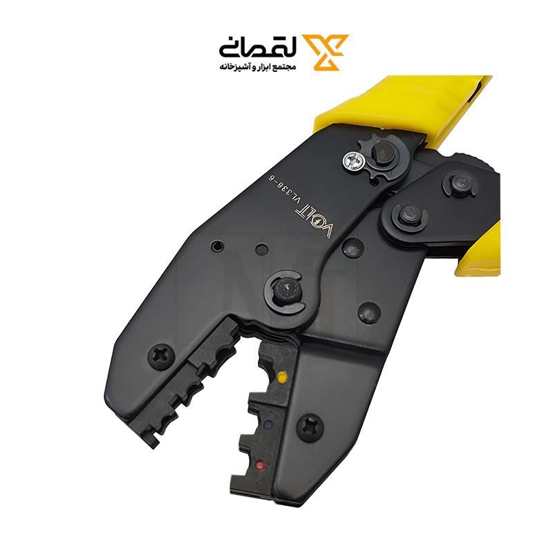 پرس سر سیم برنجی VOLT مدل  VL-336-6 1*L74