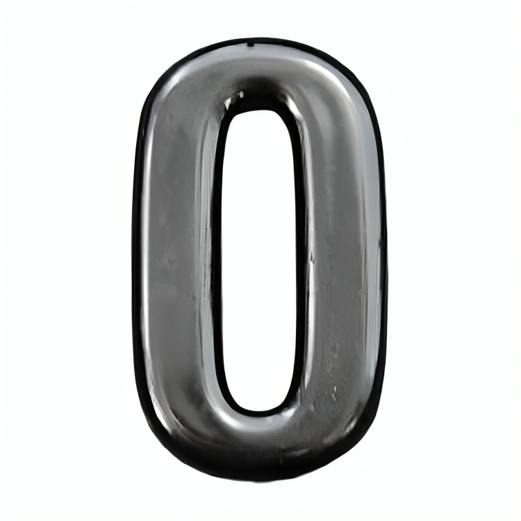 شماره آپارتمان کروم کوچک صفر S.A 1*FG04/3