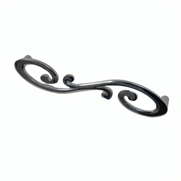 دستگیره کابینت دو پیچ کروم R214-128 میلوکس MILUX 1*C12