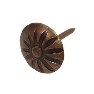 میخ (پونز) ریز گلدار مسی