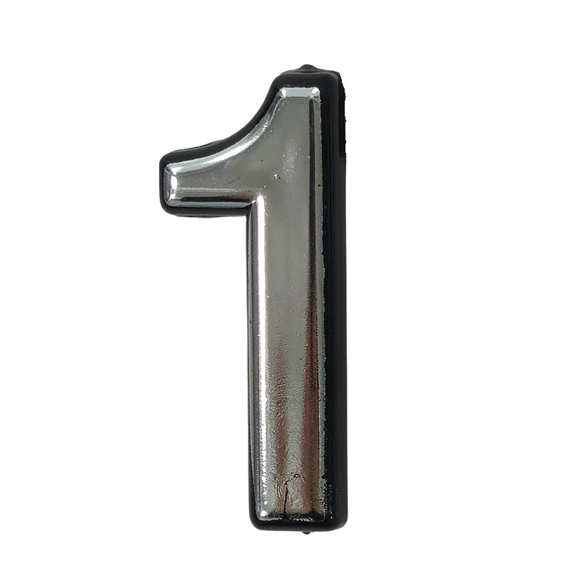 شماره آپارتمان کروم کوچک یک 1 S.A 1*FG04/3