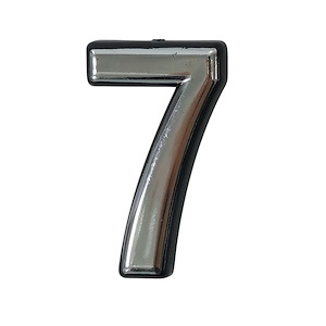 شماره آپارتمان کروم کوچک هفت 7 S.A