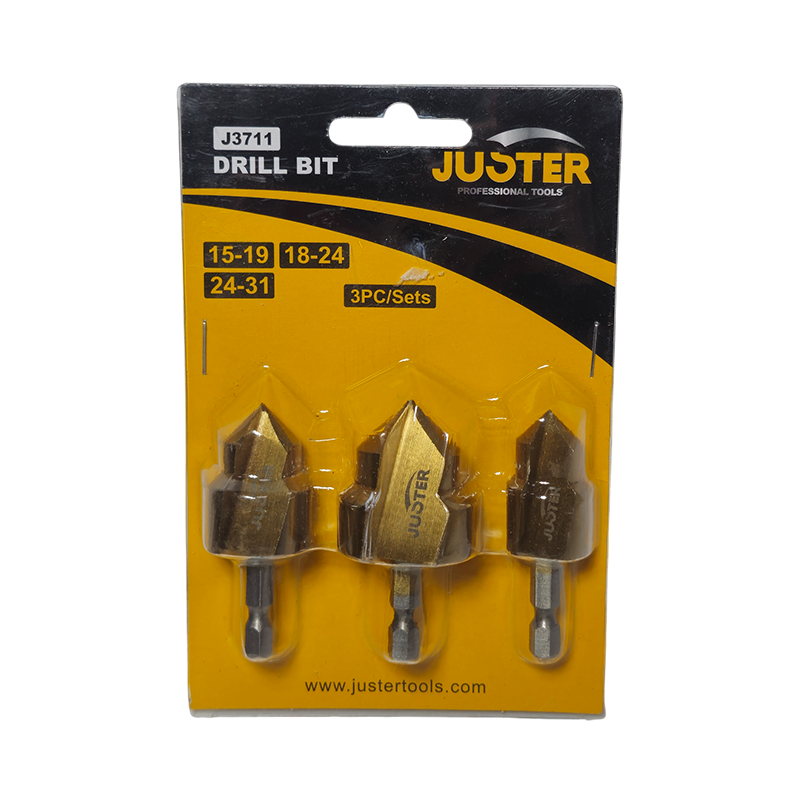 کیت 3 عددی مته دوپله لوله پی وی سی کد 3711 جاستر JUSTER 1* LX04/0