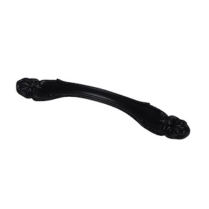 دستگیره کابینت دو پیچ مشکی مات کد 128-1809 S.A لولاند LOLAND