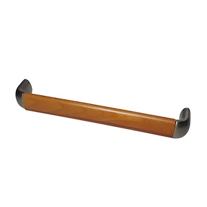 دستگیره کابینت دو پیچ ساتن طرح چوب R207-192 میلوکس MILUX