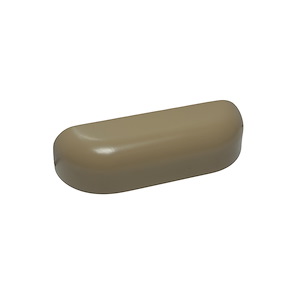 دستگیره کابینتی دو پیچ مدل WAVE سایز 95 CARAMEL زئوس ZEUS