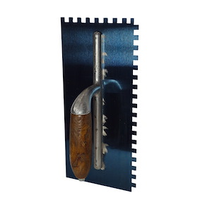ماله فلزی شانه ای 30 سانت 8*8 دسته چوبی کاریزما KARIZMA