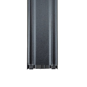 ریل ام دی اف 90 کیلویی طرح ترک 3 متری مشکی سنباده ای کد R518-3M نایس NICE