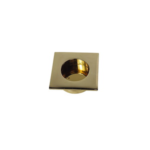 دستگیره کابینتی توکار مربع فلزی طلا براق S.A  M2