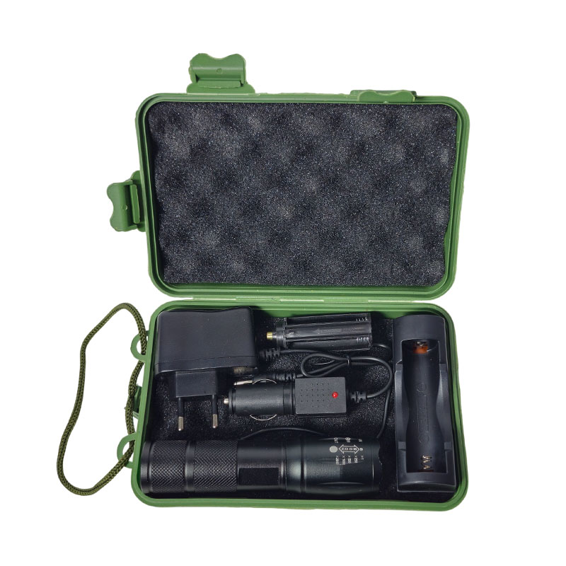چراغ قوه پلیسی بزرگ سبز POWER STYLE 1*G22