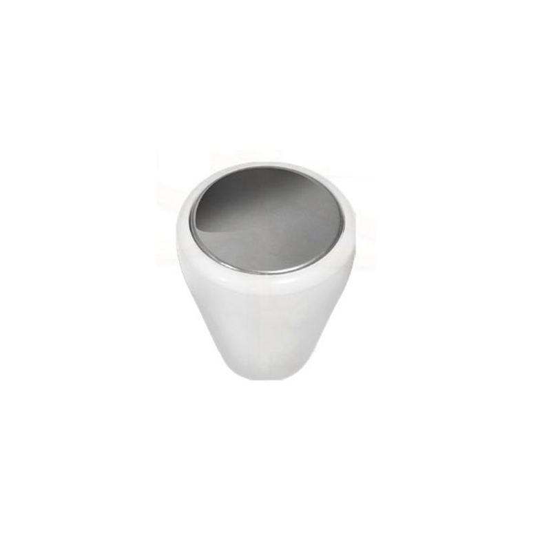 دستگیره کابینتی تک پیچ پلاستیکی سفید کروم کد B43 S.A بهسازان BEHSAZAN 1*M64