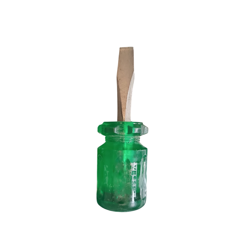 پیچ گوشتی مشتی دو سو 38 * 6 دسته کریستال VESSEL 