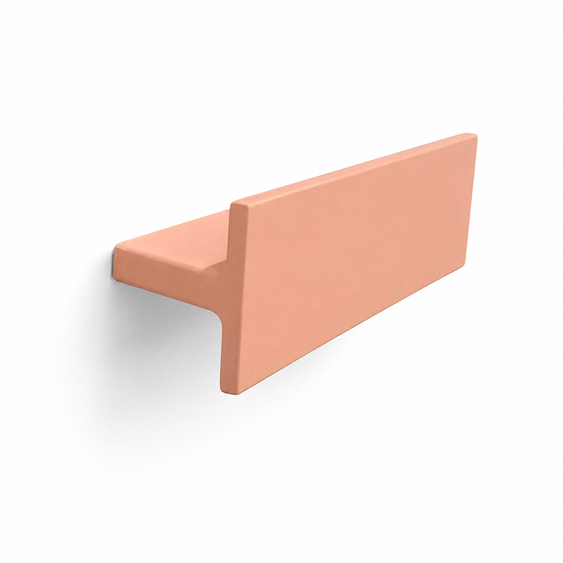 دستگیره کابینتی دو پیچ مدل T سایز 96 PINK زئوس ZEUS 1*H94