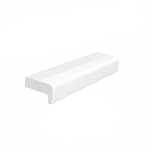 دستگیره کابینتی دو پیچ مدل ANGEL سایز 128 WHITE زئوس ZEUS