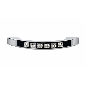 دستگیره کابینت دو پیچ کروم R254-128 میلوکس MILUX