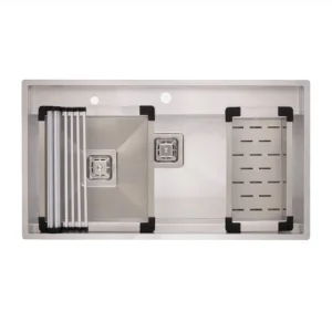 سینک ظرفشویی استیل 50*90 با لوازم مدل D90 مرآس MERASS