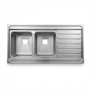 سینک ظرفشویی رو کار چپ مدل PS-1186 پرنیان PARNIAN STEEL